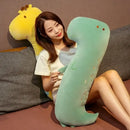 Cute green dinosaur animal sleep body pillow bedroom decor gift