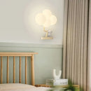 Cute monkey tree wall lamp bedroom cloud shape light