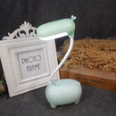 Cute pig elk night lamp pink white mint bedroom desk light
