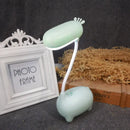 Cute pig elk night lamp pink white mint bedroom desk light