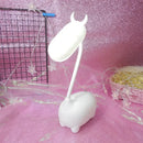 Cute pig elk night lamp pink white mint bedroom desk light