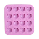 Cute pig head pink silicone cake mold kitchen ice cube tray