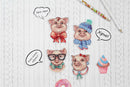Cute Piggies P-279 / SR-279 Plastic Canvas Counted Cross Stitch Kit