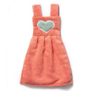 Cute pink & light blue plush dress cartoon hand towel kitchen decor