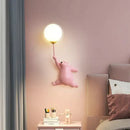 DecorBites™ Bear Wall Lamp | Cute Nordic Cartoon Design for Girls Bedroom, Study, Dormitory