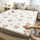 DecorBites™ Cooling Ice Silk Mattress - 3Pcs, High Quality, Simple Pattern, Anti-Wrinkles.