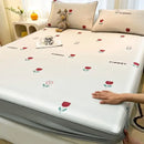DecorBites™ Cooling Ice Silk Mattress - 3Pcs, High Quality, Simple Pattern, Anti-Wrinkles.
