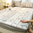 DecorBites™ Cooling Ice Silk Mattress - 3Pcs, High Quality, Simple Pattern, Anti-Wrinkles.