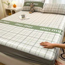 DecorBites™ Cooling Ice Silk Mattress - 3Pcs, High Quality, Simple Pattern, Anti-Wrinkles.