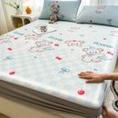 DecorBites™ Cooling Ice Silk Mattress - 3Pcs, High Quality, Simple Pattern, Anti-Wrinkles.