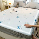 DecorBites™ Cooling Ice Silk Mattress - 3Pcs, High Quality, Simple Pattern, Anti-Wrinkles.
