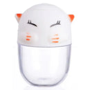 Cute white and orange ceramic cat spice jar set kitchen shaker