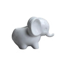 Cute white elephant succulent planter bedroom ceramic flowerpot