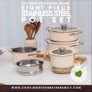 CLOSEOUT!!! CWG 9 PIECE STAINLESS STEEL POT SET (FREE SHIPPING)