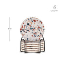 Terrazzo Stoneware Coasters