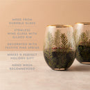 Woodland Stemless Wine Glass Set