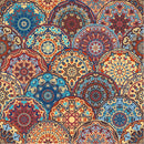 Modish Ethnic Style Wallpaper Chic