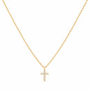 Cubic Zirconia Cross Necklace | Multiple Colors | Lux by Leslie