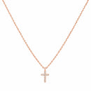 Cubic Zirconia Cross Necklace | Multiple Colors | Lux by Leslie