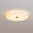Round Mosaic Alabaster Ceiling Lamp
