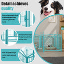 Dog Playpen Indoor 24 inch 8 Panels Metal Dog Pen Pet Dog Fence Outdoor Exercise Pen with Doors, Heavy Duty Dog Fence Puppy Pen for Large Medium Small Dogs Indoor Outdoor Foldable Pet Exercise Pen