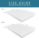 4.7 Inch Memory Foam Sofa Mattress CertipurCertified