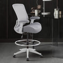 Ergonomic Drafting Chair 400Lb Capacity With Adjustable Foot Ring