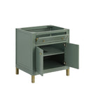 James Martin Chicago 30" Single Bathroom Vanity, Smokey Celadon
