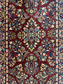 Small Karastan Rug 2.6 x 4 Red Sarouk