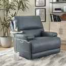 Verona Azure Cordless Power Reclining Sofa And Recliner Set