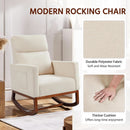 Rocking Recliner Chair With Side Pocket And Adjustable