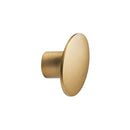 Oval Brushed Bronze "Dome" Cabinet Knob