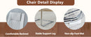 Table and chair set.63'x31.5x30' Luxurious Snow Mountain Patterned Sintered Stone Table with Silver Metal Butterfly Legs.Paried With 4 Light Gray High-quality PU Chairs With Arched Metal Legs.