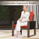Outdoor 3 Piece Patio Furniture Set with Cushions