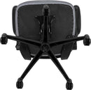 Kelista Dark Gray Mesh Mid Back Office Chair For Desk
