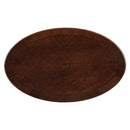 Vintage Oval Coffee Table with Drawer and Storage Shelf, Antique Cocktail Table in 45', French Country Accent Table for Living Room,Walnut