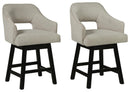 Tallenger - Upholstered Swivel Barstool (Set of 2)