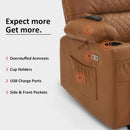 Power Recliner Chair With Heat And Vibration Saddle