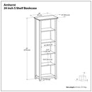 Amherst - 5 Shelf Bookcase, Handcrafted
