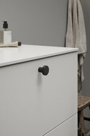 Matte Black "Lounge" Cabinet Knob and Wire Drawer Pulls