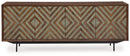 Dreggan - Accent Cabinet - Brown / Gold Finish