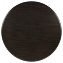Twyla 7-piece Round Wood Dining Room Table Set Dark Cocoa