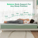 Twin Memory Foam Mattress Therapeutic Ergonomic Design