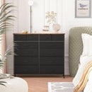 12 Drawer Dresser With Fabric Drawers For Bedroom And Closet Storage