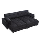 UNITED WE WIN Sleeper Sofa Couch Bed,Oversized Chaise Lounge Chair Cozy Cloud Couch