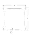 Pillow Square, Insert Included, Decorative Throw, Hypoallergenic