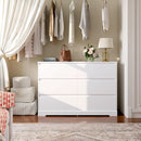 White Six Drawer Dresser For Bedroom Storage Solutions