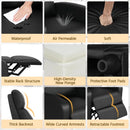 Modern Recliner Sofa With Lumbar Support And Plush Comfort