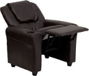 Vana Leathersoft Kids Recliner With Cup Holder And Headrest