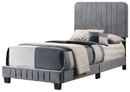 Channel Tufted Bed